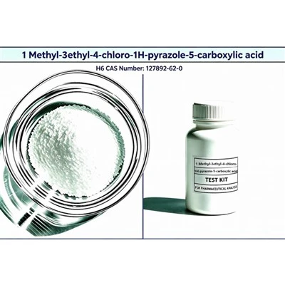 1-Methyl-3-ethyl-4-chlor-1H-pyrazol-5-carbonsäure CAS 127892-62-0